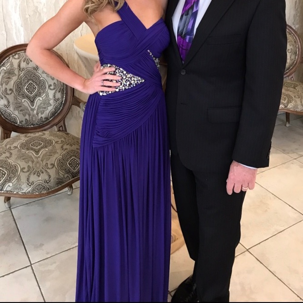 Terani Couture Purple Gown Size 2